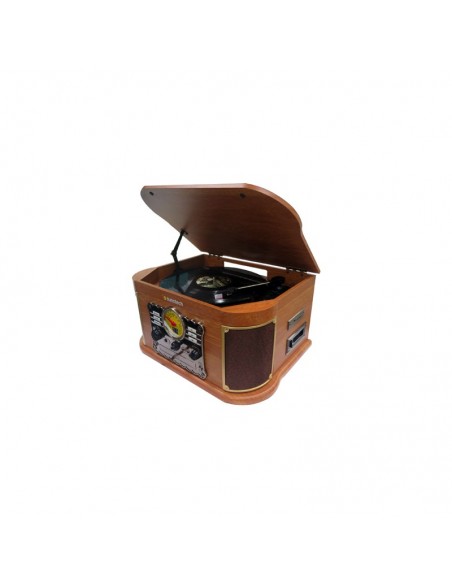 Tocadiscos - Sunstech PXRC52CDWD, Madera