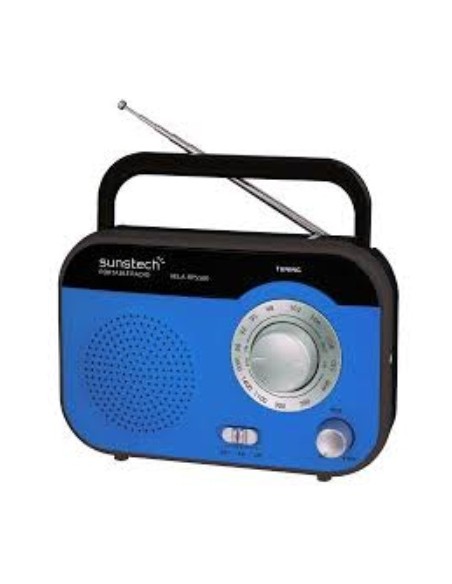 Radio Portátil - Sunstech RPS560, Azul Radio Portátil - Sunstech RPS560, Azul