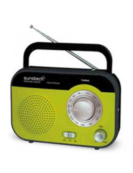 Radio Portátil - Sunstech RPS560, Verde