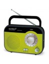 Radio Portátil - Sunstech RPS560, Verde