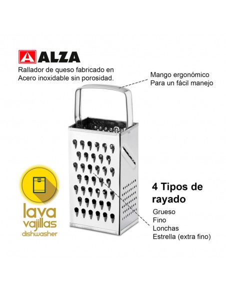 Rallador - Alza Basic, Cuatro Caras,...