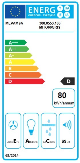 Etiqueta de Eficiencia Energética - 300.0553.100