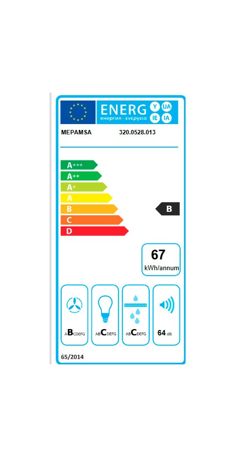 Etiqueta de Eficiencia Energética - 3200528013