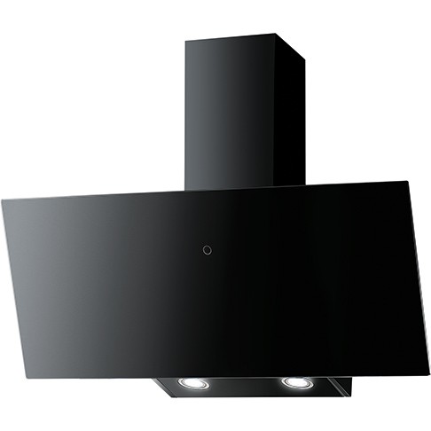 Mepamsa – Campana decorativa Mepamsa aspiración perimetral – Cuadro 90 Cristal Negro.