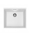 Fregadero Bajo Encimera - Square 50.40 , Una Cubeta, Blanco