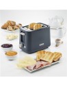Tostador - ARIETE 157/13, 2 Ranuras, Breakfast Grafito