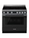 Cocina Inducción - Smeg CPF9IPAN, 90 cm, 5 zonas, Gris Antracita