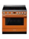 Cocina Inducción - Smeg CPF9IPOR, 90 cm, 5 zonas, Naranja