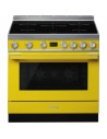 Cocina Inducción - Smeg CPF9IPYW, 90 cm, 5 zonas, Amarillo