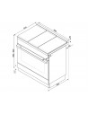 Cocina Inducción - Smeg CPF9IPYW, 90 cm, 5 zonas, Amarillo