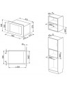 Microondas Integrable - Smeg FMI425X, Acero Inoxidable