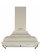 Campana Decorativa - Smeg KC16POE, Eficiencia A, Crema, Piramidal