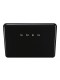 Campana Decorativa - Smeg KFAB75BL, Eficiencia A+, Negro, Inclinada