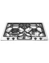 Placa Gas - Smeg PGF644, 4 Zonas, 60 cm, Acero Inoxidable, Sin Marco