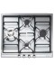 Placa Gas - Smeg SER60SGH3, 4 Zonas, 60 cm, Acero Inoxidable, Sin Marco