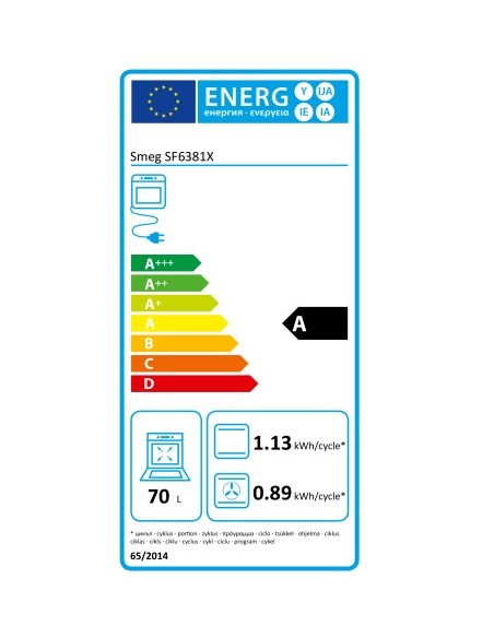 Horno Multifunción - Smeg SF6381X, 60...