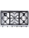 Placa Gas - Smeg SRV596GH5, 6 Zonas, 90 cm, Acero Inoxidable, Sin Marco