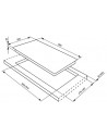 Placa Gas - Smeg SRV596GH5, 6 Zonas, 90 cm, Acero Inoxidable, Sin Marco