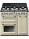 Cocina Gas - Smeg TR93P, Eficiencia A, 90 cm, 6 fuegos, Crema