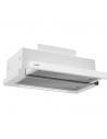 Campana Telescópica -  Cata TFH 6830 GWH , 60cm, 64 dB, Cristal Blanco