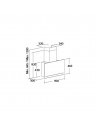 Campana Decorativa - Cata GOYA 70 WH/A, 70cm, 64 dB, Blanco