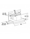 Campana Grupo Filtrante - Cata CORONA X 60/B , 60cm, 65 dB, 850 m³/h, Inox