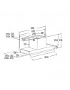 Campana Grupo Filtrante - Cata Corona 90/B, 90cm, 65 dB,  850 m³/h, Inox