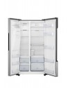 Frigorífico Americano - Hisense RS694N4TC2, Eficiencia A++, Inox, Dispensador de agua y hielo, No-Frost