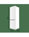 Combi Libre Instalación - CECOTEC Bolero CoolMarket 250, No Frost, Blanco