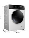 Lavadora Libre Instalación - Cecotec Bolero Dresscode 7500 , 7 kg, 1400 rpm, Motor Inverter Plus, Blanco
