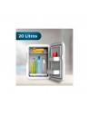 Mini Nevera - Cecotec MiniCooling Bahamas, 20 Litros, Funcionamiento 12 V-220 V, Compatible coche y caravanas, Amarillo
