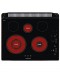 Placa Vitrocerámica - Vitrokitchen 101TGB, 4 Zonas, 60 cm, Negro, Sin Marco