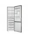 Combi Libre Instalación - CECOTEC CoolMarket 322, Cristal Gris, 1.85m, Eficiencia D