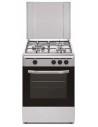 Cocina Gas - Vitrokitchen CB5530IN, 50 cm, 3 fuegos, Acero Inoxidable