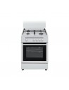 Cocina Gas - Vitrokitchen CB60BN, 60 cm, 4 fuegos, Blanco