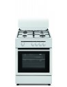 Cocina Gas - Vitrokitchen CB60BN, 60 cm, 4 fuegos, Blanco