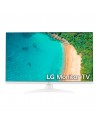 Monitor TV - LG 27TQ615S-WZ, 27 pulgadas, Blanco, FHD, Smart TV webOS22