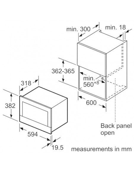 Microondas Integrable - Bosch...