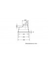 Campana Grupo Filtrante - Bosch DHL555BL, Acero Inoxidable, Oculto