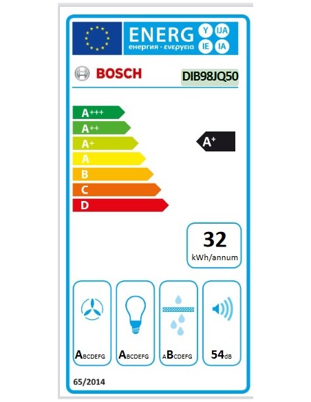 Campana Isla - Bosch DIB98JQ50, Acero...