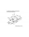 Campana Isla - Bosch DRC97AQ50, Acero Inoxidable, Techo