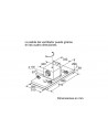 Campana Isla - Bosch DRC99PS20, Blanco, Techo