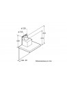 Campana Decorativa - Bosch DWB67CM50, Acero Inoxidable, T-Invertida