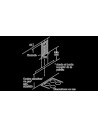 Campana Decorativa - Bosch DWB97FM50, Eficiencia B, Acero Inoxidable y negro, Vertical