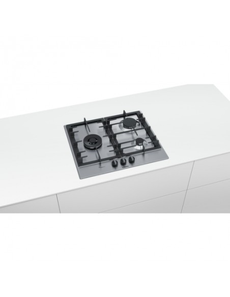 Placa Gas - Bosch PCC6A5B90, 3 Zonas,...