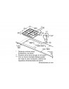 Placa Gas - Bosch PGC6B5B90, 3 Zonas, 60 cm, Acero Inoxidable, Sin Marco