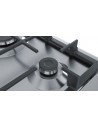 Placa Gas - Bosch PGC6B5B90, 3 Zonas, 60 cm, Acero Inoxidable, Sin Marco