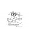Placa Gas - Bosch PGH6B5B90, 4 Zonas, 60 cm, Acero Inoxidable, Sin Marco