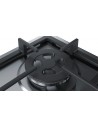 Placa Gas - Bosch PGH6B5B90, 4 Zonas, 60 cm, Acero Inoxidable, Sin Marco