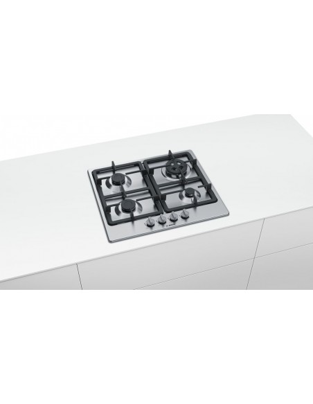 Placa Gas - Bosch PGH6B5B90, 4 Zonas,...